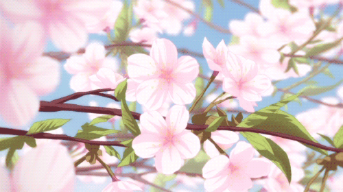 Cherry Blossom GIF  Cherry Blossom Anime  Discover  Share GIFs
